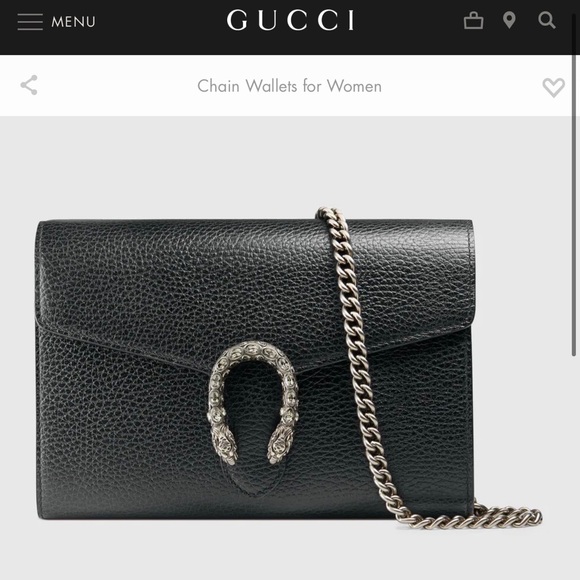 ISO GUCCI DIONYSUS WALLET ON CHAIN OR SIZE SMALL - Picture 1 of 1